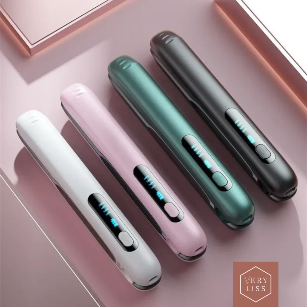 Lisseur sans fil premium 2-en-1  Portable, rechargeable & ultra rapide
